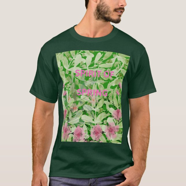 CAMISETA BEM-VINDO À PRIMAVERA (Frente)
