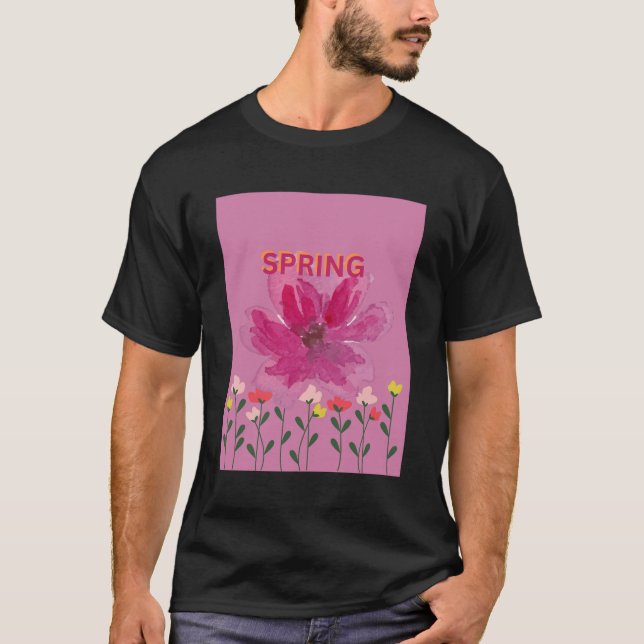 CAMISETA BEM-VINDO À PRIMAVERA (Frente)