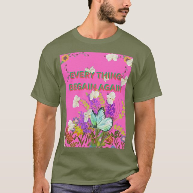 CAMISETA BEM-VINDO À PRIMAVERA (Frente)