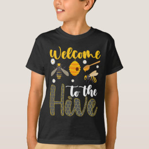 Camiseta Bem-vindo à Professora de Abelhas da Colmeia de Vo