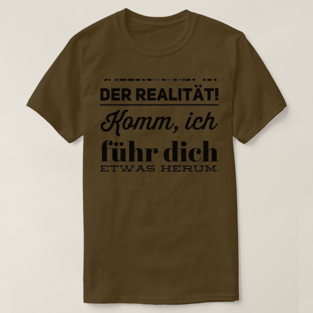 Camiseta Bem-vindo à realidade 5 (Frente do Design)