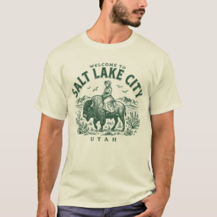 Camiseta Bem-vindo a Salt Lake City Utah