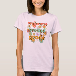 CAMISETA BEM-VINDO À SEGUNDA SÉRIE DE VOLTA À ESCOLA PRIMEI