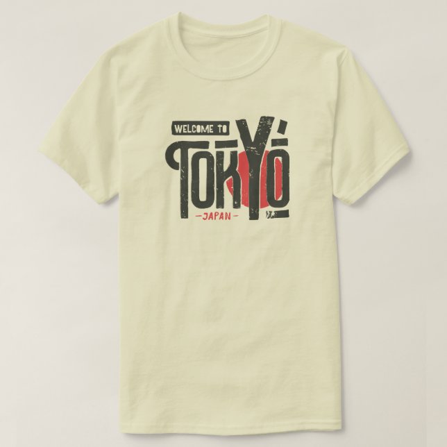 Camiseta Bem-Vindo A Tóquio Japão | Retro | Obscuridade de  (Frente do Design)