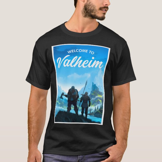 Camiseta Bem-Vindo A Valheim (Frente)