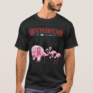 Camiseta Bem-vindo ao acampamento Quitcherbitchin Sai da su