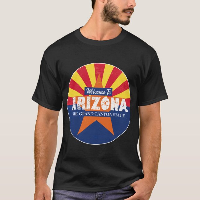 Camiseta bem-vindo ao Arizona Oversized (Frente)