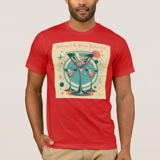 Camiseta Bem-Vindo Ao Atômico Clube Martini Triple Play (Frente)