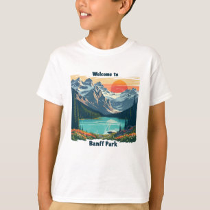 Camiseta Bem-vindo ao Banff National Canadian Park