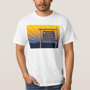Camiseta bem-vindo ao Colorado