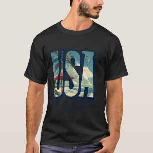 Camiseta Bem-vindo ao Golfo de Praia dos Estados Unidos