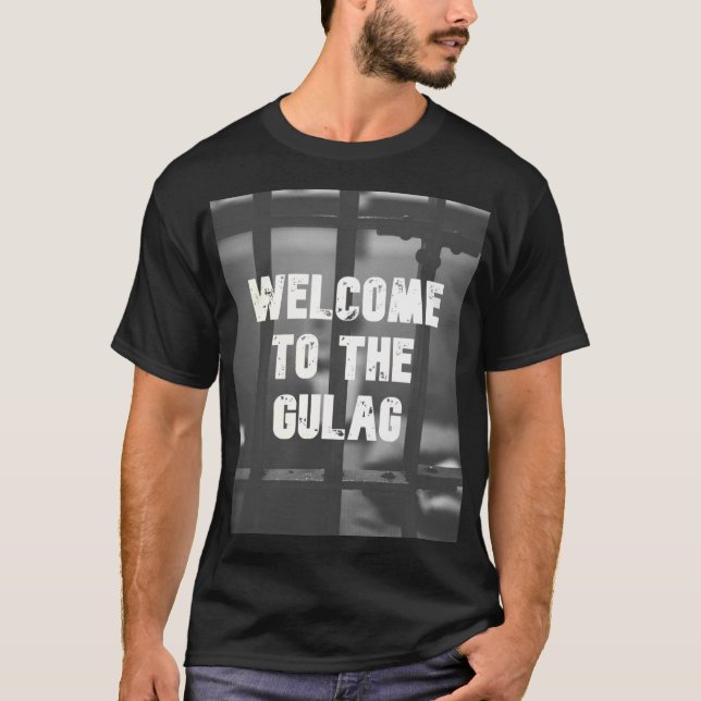 Camiseta 'Bem-vindo ao Gulag' Warzone Tee (Frente)