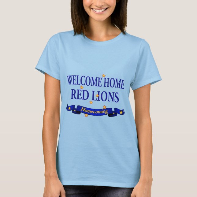 Camiseta Bem-vindo ao Home Red Lions (Frente)