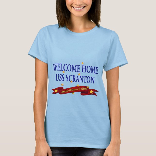 Camiseta Bem-vindo ao Home USS Scranton (Frente)