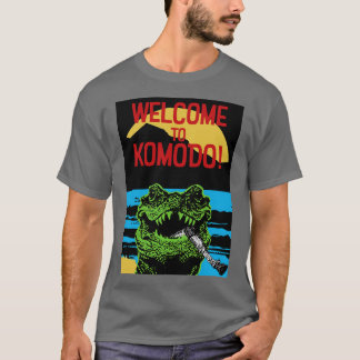 Camiseta Bem-vindo ao Humor Escuro Gráfico Komodo