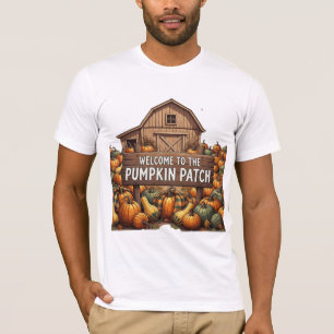 Camiseta Bem-vindo ao Ilustre Outono Rústico do Campo de Ab