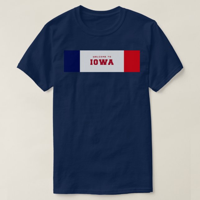 Camiseta Bem-vindo ao Iowa TShirt (Frente do Design)