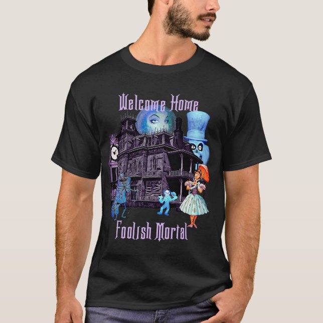 Camiseta Bem-vindo ao lar tolo Mortal (Frente)