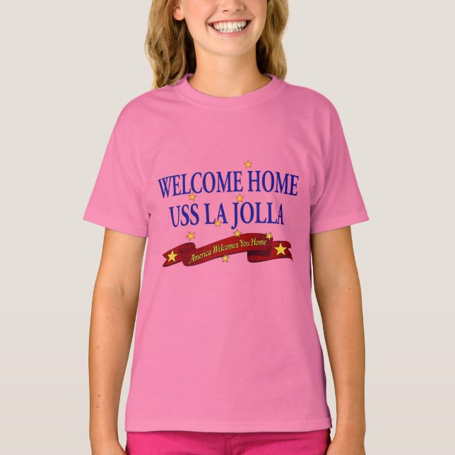 Camiseta Bem-vindo ao lar USS La Jolla (Frente)