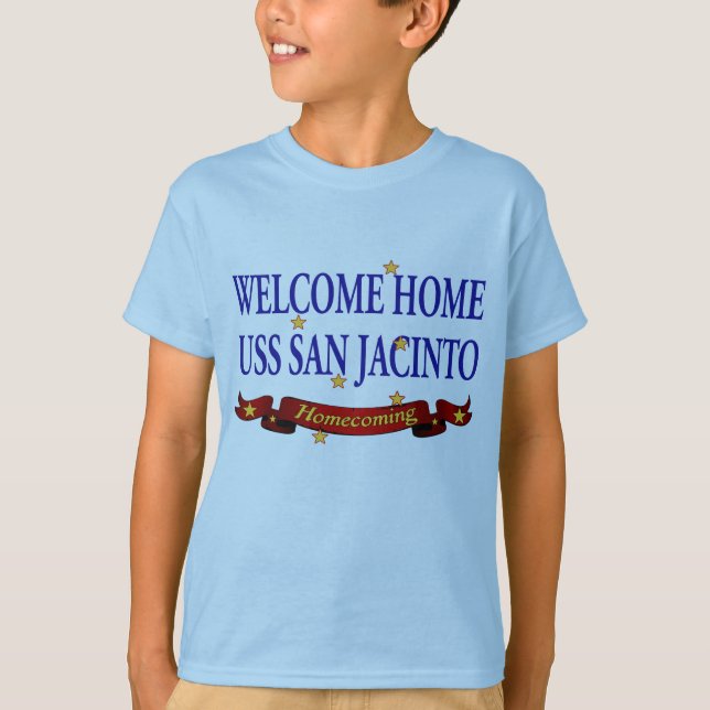 Camiseta Bem-vindo ao lar USS San Jacinto (Frente)
