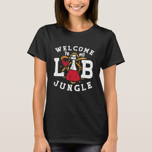 Camiseta Bem-Vindo Ao Meu Laboratório De Tecnologia Da Selv (Frente)