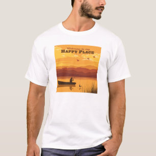 Camiseta Bem-Vindo Ao Meu Lugar Feliz