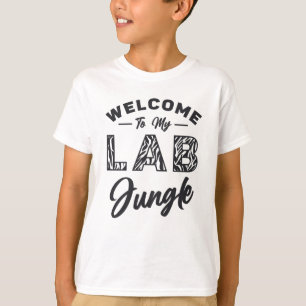 Camiseta Bem-Vindo Ao Meu Técnico Laboratório Da Selva De L