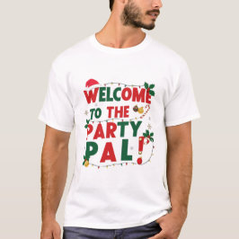 Camiseta Bem-vindo ao Natal do Partido Pal