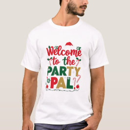 Camiseta Bem-vindo ao Natal do Partido Pal