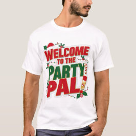 Camiseta Bem-vindo ao Natal do Partido Pal