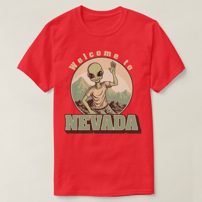 Camiseta Bem-vindo ao Nevada 1 (Frente do Design)