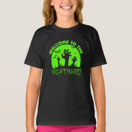 Camiseta Bem-vindo ao Nightmare Green Halloween