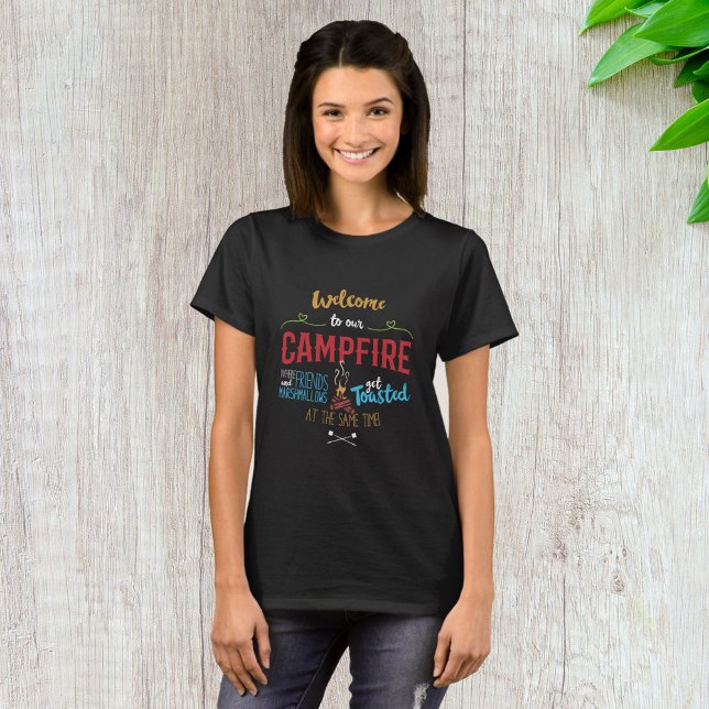 Camiseta Bem-Vindo Ao Nosso Camfire (Criador carregado)