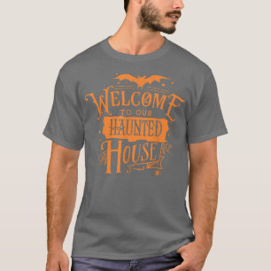 Camiseta Bem-Vindo Ao Nosso Hallow De Bat De Aranha-Aranha