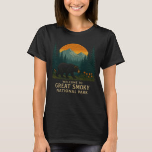 Camiseta Bem-vindo ao Parque de Montanhas do Enfumaçado de 