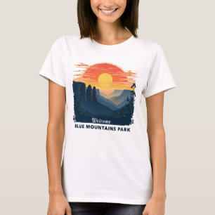 Camiseta Bem-vindo ao Parque Nacional Australiano das Monta