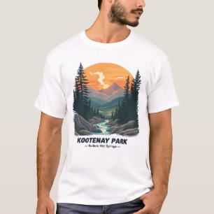 Camiseta Bem-vindo ao Parque Nacional Canadiano de Kootenay