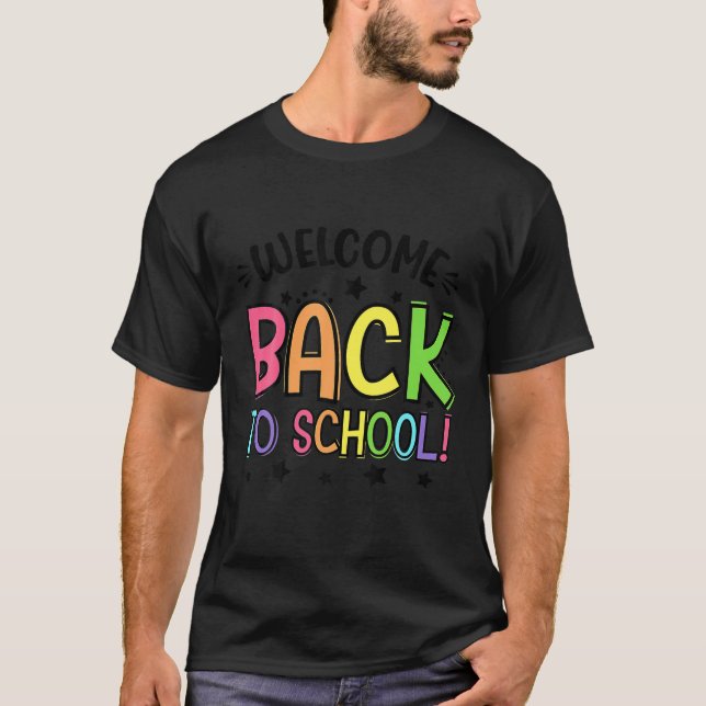 Camiseta BEM-VINDO AO PINK Escolar Para Professora (Frente)