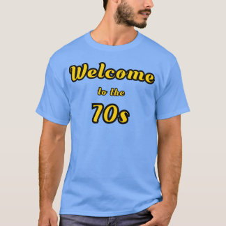 Camiseta Bem-vindo ao presente dos anos 70
