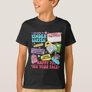 Camiseta Bem-Vindo Ao Professor De Jardim De Infância Da Es