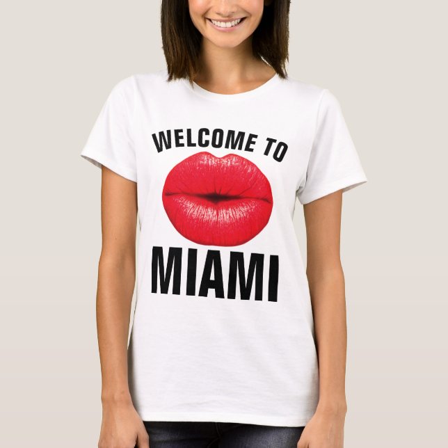 Camiseta BEM-VINDO ÀS T-shirts MIAMI (Frente)