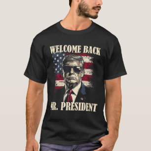 Camiseta Bem-vindo Byck Senhor Presidente Donald Trump Vitó
