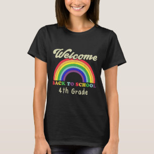 Camiseta Bem-vindo Ck à Escola Professor Aluno 4ª Série Rai