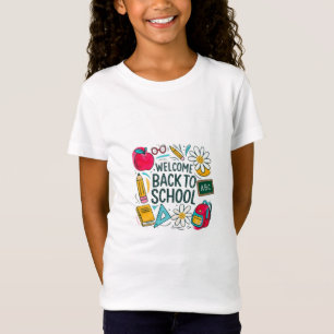 Camiseta Bem-vindo de volta à escola