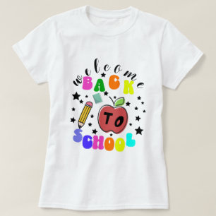 Camiseta Bem-vindo de volta à escola