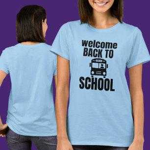 Camiseta Bem-vindo de volta à escola