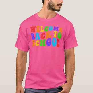 Camiseta Bem-vindo de Volta à Escola 1º Dia de Aula 1