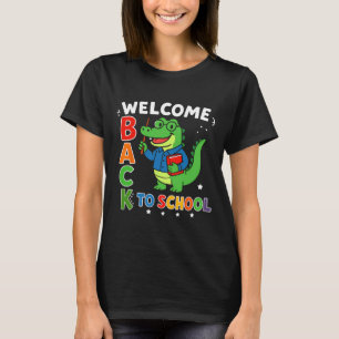Camiseta Bem-vindo de Volta à Escola Agradecimento aos Prof