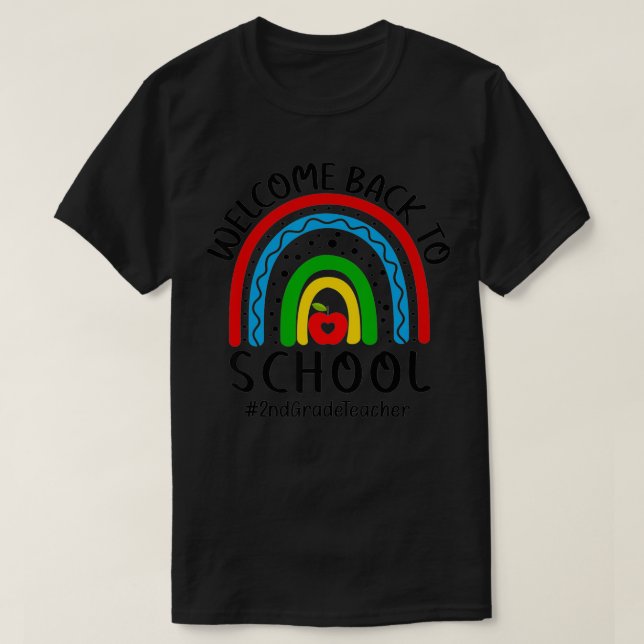 Camiseta Bem-vindo de volta ao segundo escolar Professor Ra (Frente do Design)