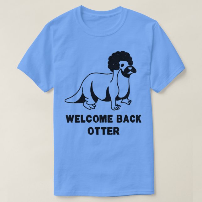 Camiseta Bem-vindo de volta Vestido (Frente do Design)